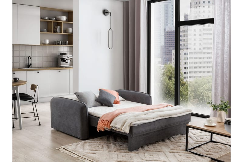 Manita Bäddsoffa med Förvaring 2-sits - Grå - Möbler - Soffa - Bäddsoffa