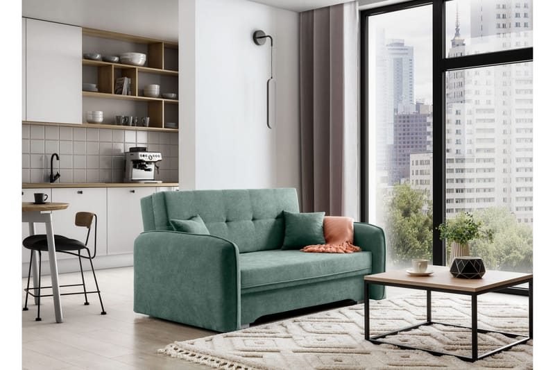 Manita Bäddsoffa med Förvaring 2-sits - Grön - Möbler - Soffa - Bäddsoffa