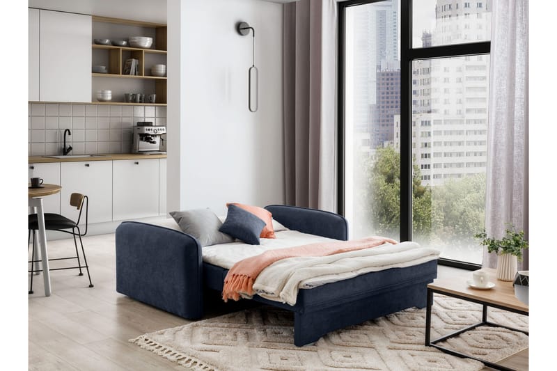 Manita Bäddsoffa med Förvaring 2-sits - Mörkblå - Möbler - Soffa - Bäddsoffa