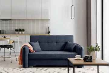 Manita Bäddsoffa med Förvaring 2-sits - Mörkblå - Möbler - Soffa - Bäddsoffa