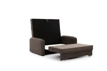 Manita Bäddsoffa med Förvaring 2-sits - Mörkbrun - Möbler - Soffa - Bäddsoffa