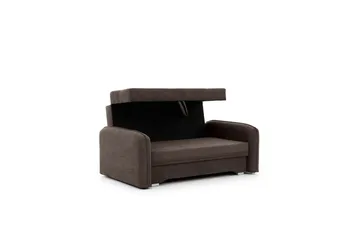Manita Bäddsoffa med Förvaring 2-sits - Mörkbrun - Möbler - Soffa - Bäddsoffa