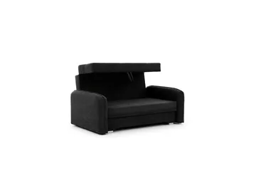 Manita Bäddsoffa med Förvaring 2-sits - Svart - Möbler - Soffa - Bäddsoffa