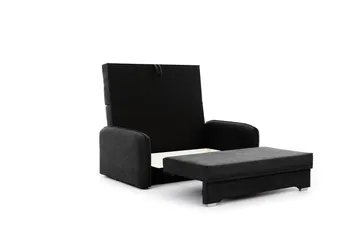 Manita Bäddsoffa med Förvaring 2-sits - Svart - Möbler - Soffa - Bäddsoffa