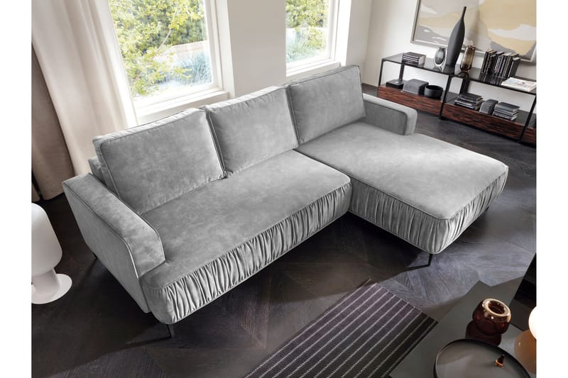 Marisana Bäddsoffa m. Divan 3-sits - Grå - Möbler - Soffa - Bäddsoffa