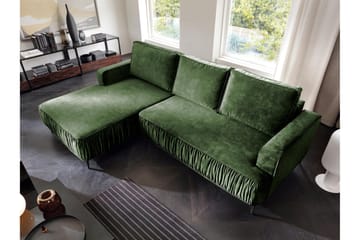 Marisana Bäddsoffa m. Divan 3-sits - Grön - Möbler - Soffa - Bäddsoffa