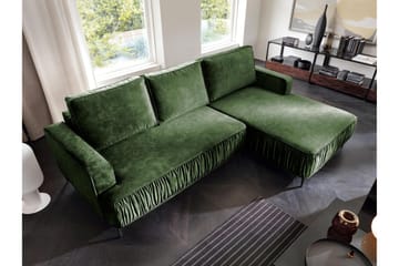 Marisana Bäddsoffa m. Divan 3-sits - Grön - Möbler - Soffa - Bäddsoffa