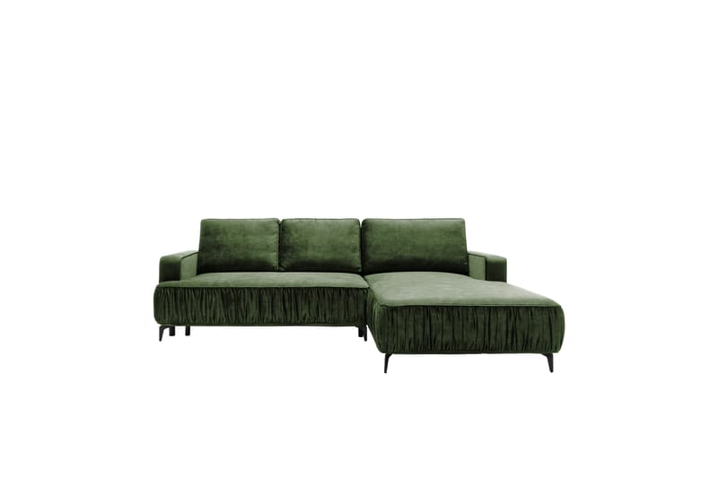 Marisana Bäddsoffa m. Divan 3-sits - Grön - Möbler - Soffa - Bäddsoffa