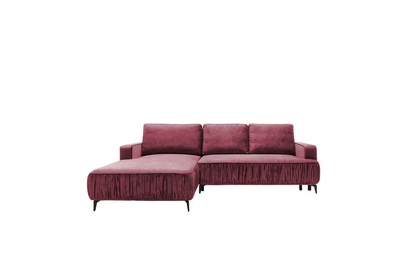 Marisana Bäddsoffa m. Divan 3-sits, Rosa