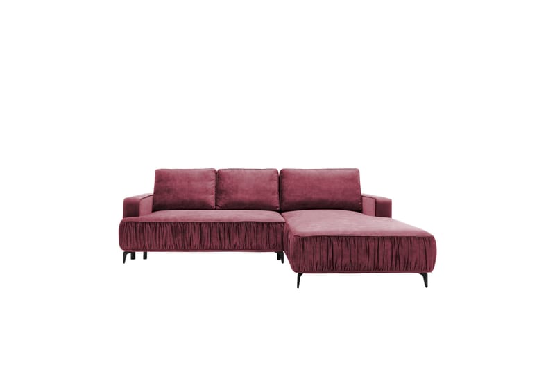 Marisana Bäddsoffa m. Divan 3-sits - Rosa - Möbler - Soffa - Bäddsoffa