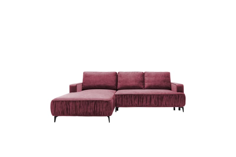 Marisana Bäddsoffa m. Divan 3-sits - Rosa - Möbler - Soffa - Bäddsoffa