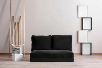 Maydena Bäddsoffa 2-sits 120x185 - Svart - Möbler - Soffa - Bäddsoffa