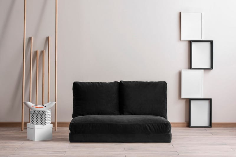 Maydena Bäddsoffa 2-sits 120x185 - Svart - Möbler - Soffa - Bäddsoffa