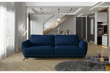 Megis 3-sits Bäddsoffa - Blå - Möbler - Soffa - Bäddsoffa