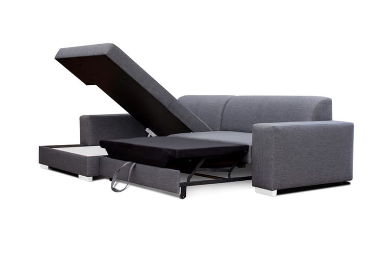 Mexico Divanbäddsoffa 262x178x75 cm - Grå - Möbler - Soffa - Bäddsoffa