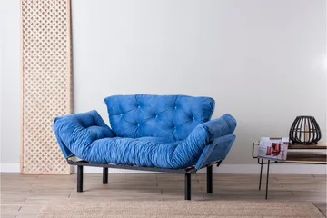 Mezonzo 2-sits Bäddsoffa - Blå - Möbler - Soffa - Bäddsoffa