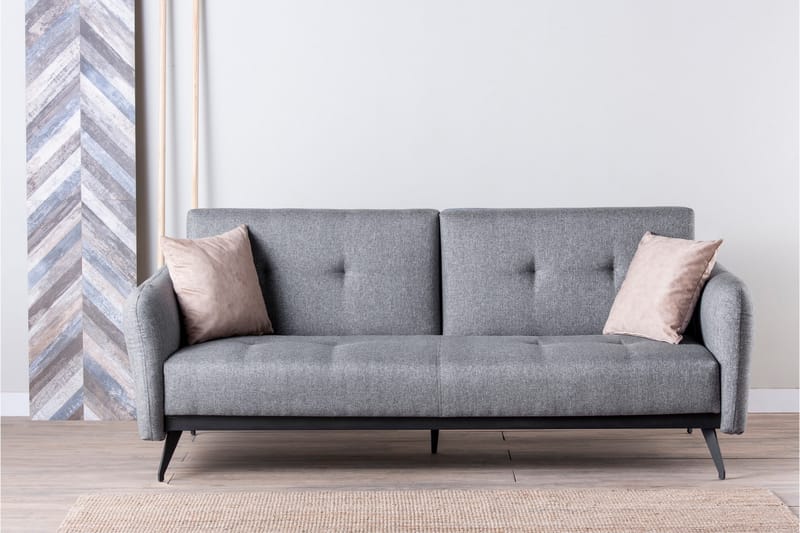 Mezonzo 3-sits Bäddsoffa - Grå - Möbler - Soffa - Bäddsoffa