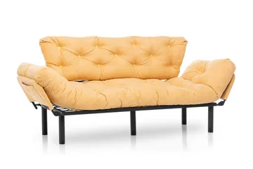 Mezonzo 3-sits Bäddsoffa - Gul - Möbler - Soffa - Bäddsoffa