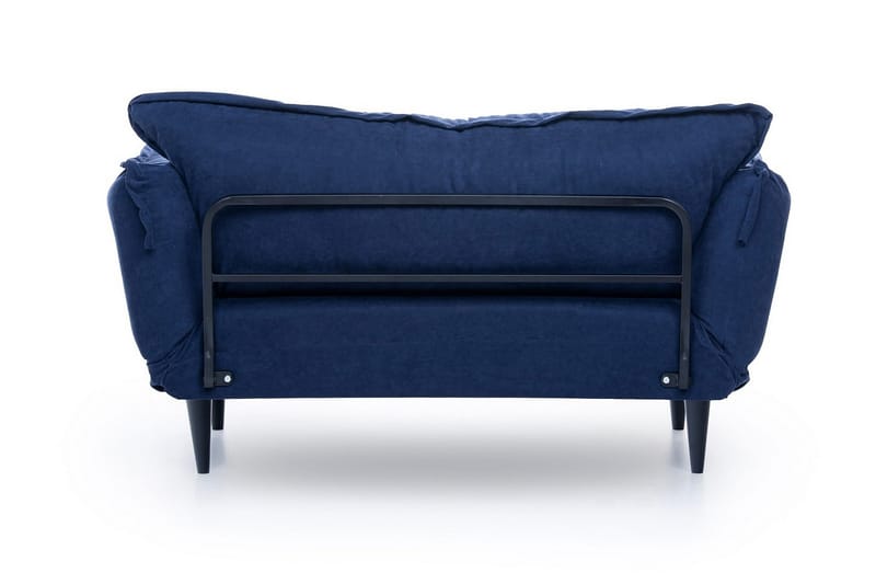 Mezonzo 3-sits Rektangulär Längsbäddad Bäddsoffa 50x190 cm i Tyg - Blå - Möbler - Soffa - Bäddsoffa