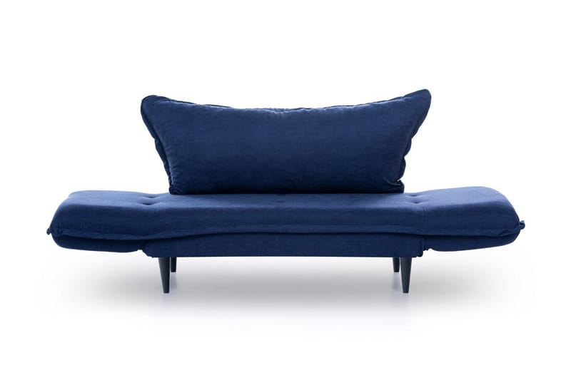 Mezonzo 3-sits Rektangulär Längsbäddad Bäddsoffa 50x190 cm i Tyg - Blå - Möbler - Soffa - Bäddsoffa