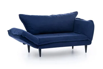 Mezonzo 3-sits Rektangulär Längsbäddad Bäddsoffa 50x190 cm i Tyg - Blå - Möbler - Soffa - Bäddsoffa