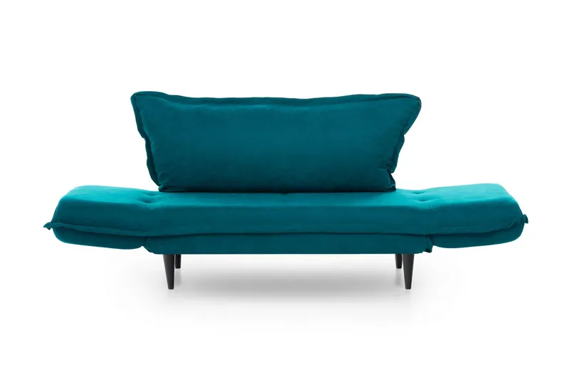 Mezonzo 3-sits Rektangulär Längsbäddad Bäddsoffa 50x190 cm i Tyg, Grön