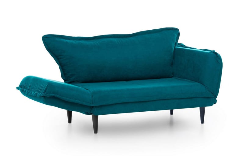 Mezonzo 3-sits Rektangulär Längsbäddad Bäddsoffa 50x190 cm i Tyg - Grön - Möbler - Soffa - Bäddsoffa