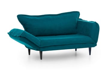 Mezonzo 3-sits Rektangulär Längsbäddad Bäddsoffa 50x190 cm i Tyg - Grön - Möbler - Soffa - Bäddsoffa