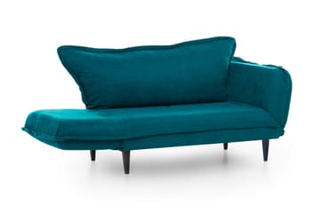 Mezonzo 3-sits Rektangulär Längsbäddad Bäddsoffa 50x190 cm i Tyg - Grön - Möbler - Soffa - Bäddsoffa