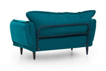 Mezonzo 3-sits Rektangulär Längsbäddad Bäddsoffa 50x190 cm i Tyg - Grön - Möbler - Soffa - Bäddsoffa