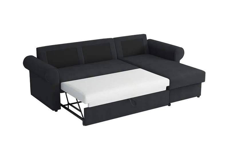 Midfeld 3-sits Hörnbäddsoffa Mustard yellow - Möbler - Soffa - Bäddsoffa