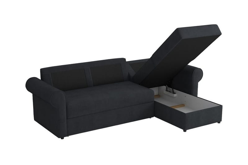 Midfeld 3-sits Hörnbäddsoffa NO_BRAND beige - Möbler - Soffa - Bäddsoffa