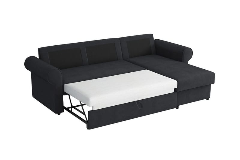 Midfeld 3-sits Hörnbäddsoffa NO_BRAND beige - Möbler - Soffa - Bäddsoffa
