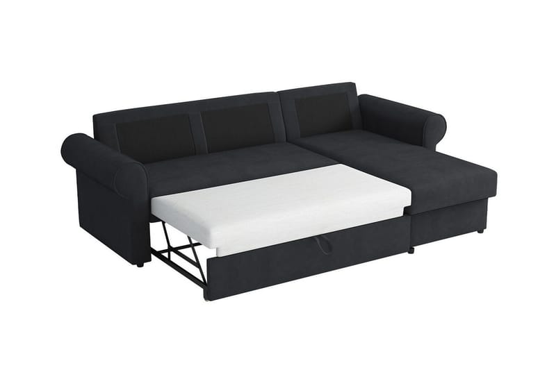 Midfeld 3-sits Hörnbäddsoffa NO_BRAND Dark blue - Möbler - Soffa - Bäddsoffa