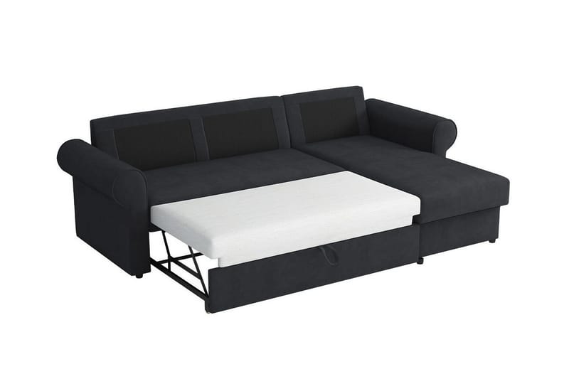 Midfeld 3-sits Hörnbäddsoffa NO_BRAND Dark Turquoise - Möbler - Soffa - Bäddsoffa