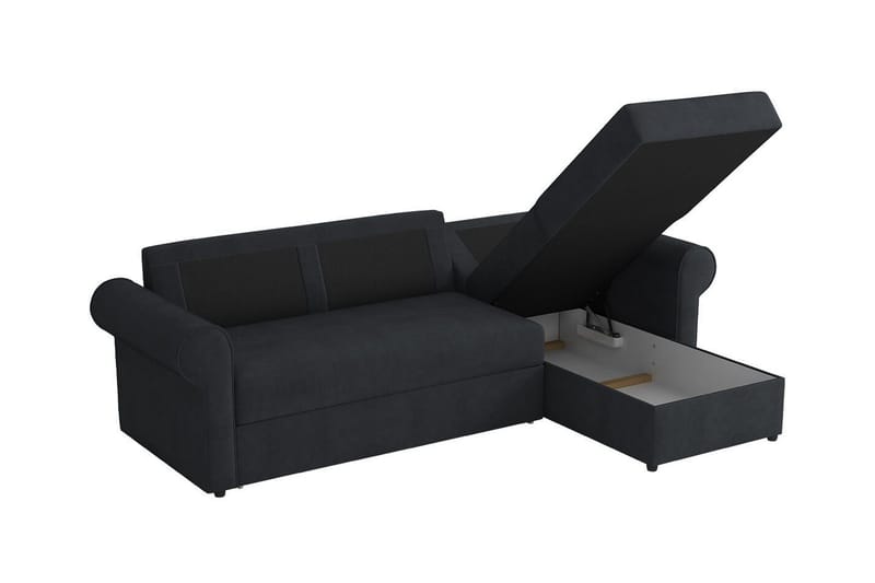 Midfeld 3-sits Hörnbäddsoffa NO_BRAND Light grey/Dark grey - Möbler - Soffa - Bäddsoffa