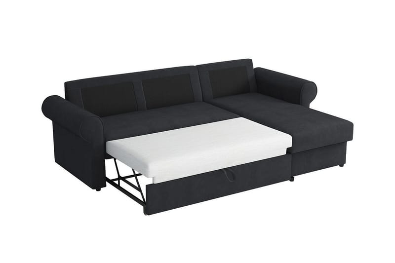 Midfeld 3-sits Hörnbäddsoffa NO_BRAND Light grey/Dark grey - Möbler - Soffa - Bäddsoffa