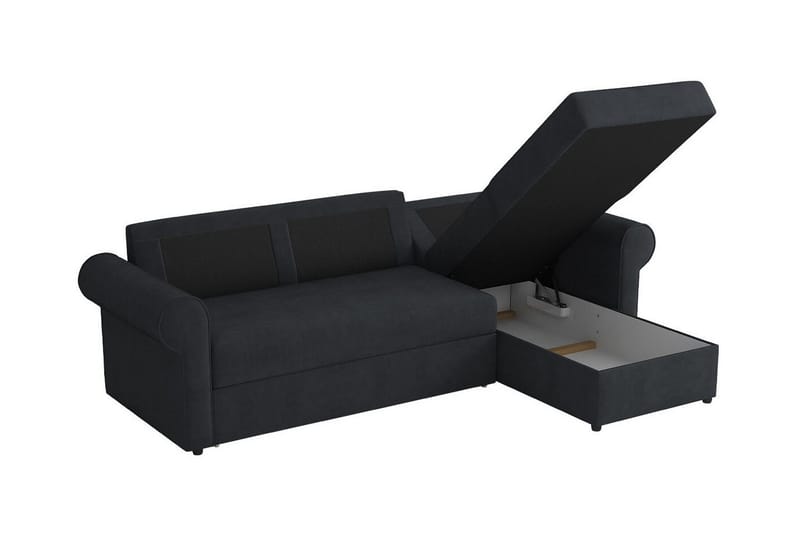 Midfeld 3-sits Hörnbäddsoffa NO_BRAND Mustard yellow - Möbler - Soffa - Bäddsoffa