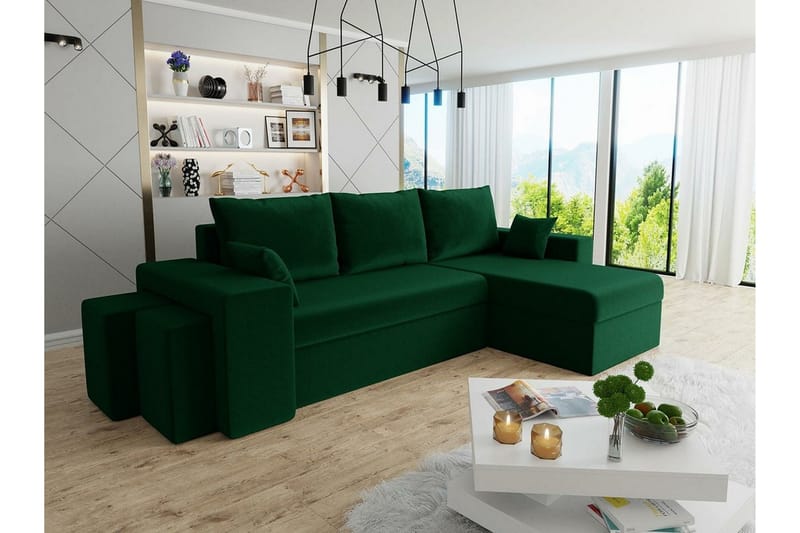 Midfeld 3-sits Hörnbäddsoffa - Möbler - Soffa - Bäddsoffa