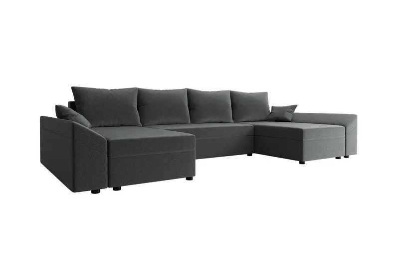 Midfeld 4-sits Hörnbäddsoffa Dark grey, undefined