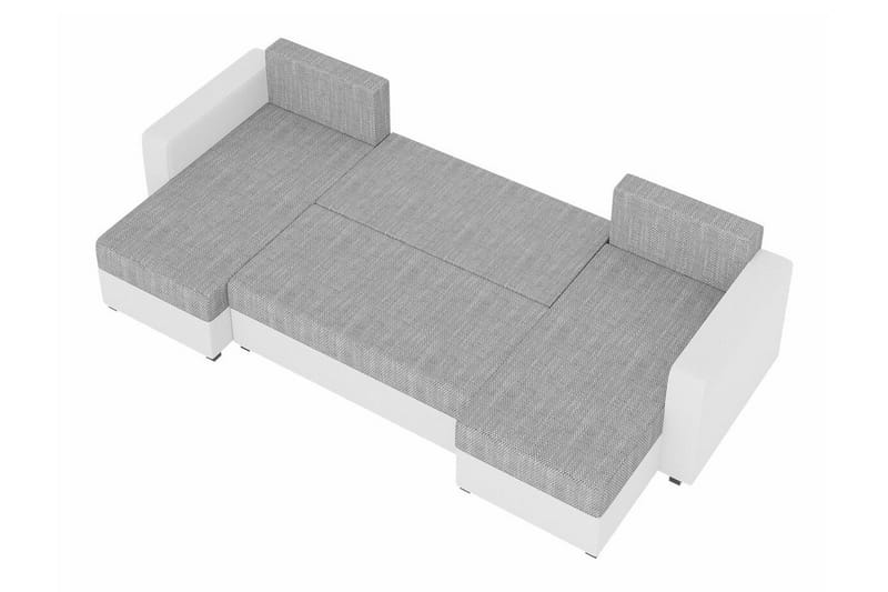 Midfeld 4-sits Hörnbäddsoffa NO_BRAND Black - Möbler - Soffa - Bäddsoffa