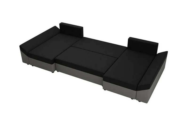Midfeld 4-sits Hörnbäddsoffa NO_BRAND Light grey - Möbler - Soffa - Bäddsoffa