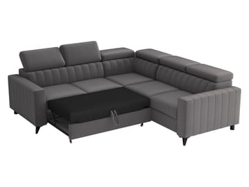 Milano 5-sits Bäddsoffa hörn med förvaring - Brun - Möbler - Soffa - Bäddsoffa