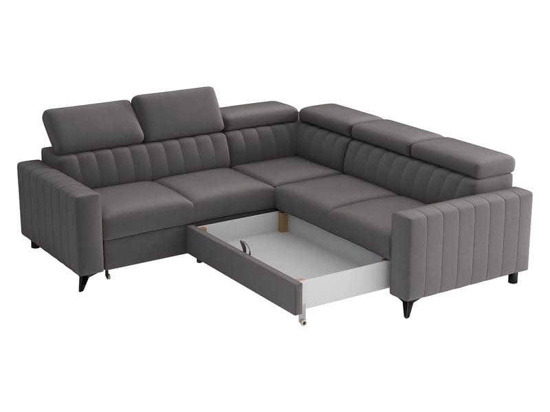 Milano 5-sits Bäddsoffa hörn med förvaring - Gul - Möbler - Soffa - Bäddsoffa