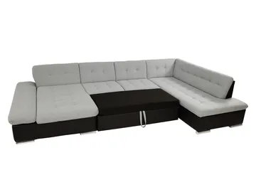 Mireo U-formad 5-sits Bäddsoffa med förvaring - vit - Möbler - Soffa - Bäddsoffa