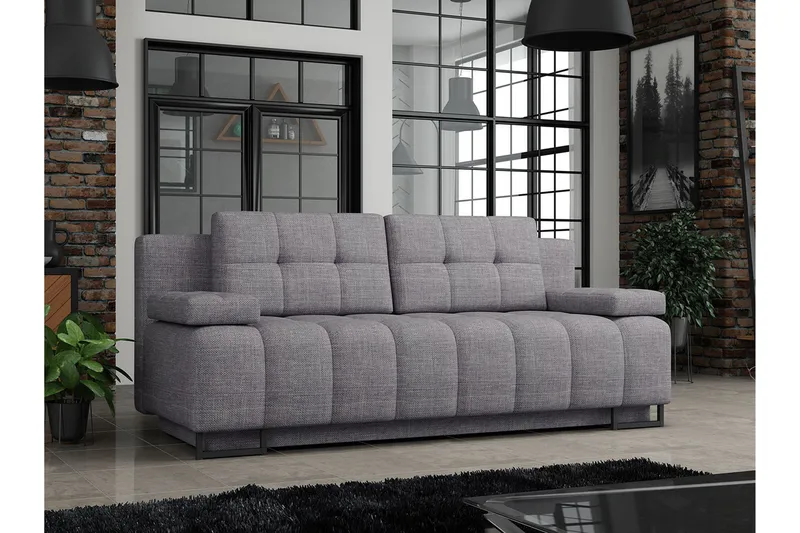 Morenia 3-sits Bäddsoffa - Grå - Möbler - Soffa - Bäddsoffa