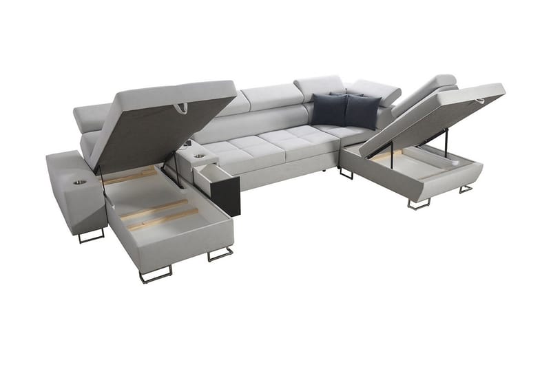 Morenia 3-sits Bäddsoffa Höger - Blå - Möbler - Soffa - Bäddsoffa