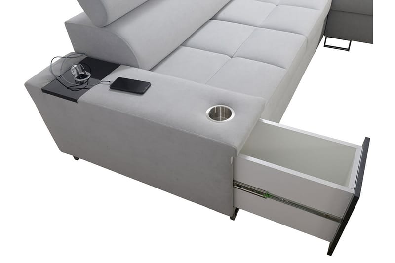 Morenia 3-sits Bäddsoffa Universal - Ljusgrå - Möbler - Soffa - Bäddsoffa