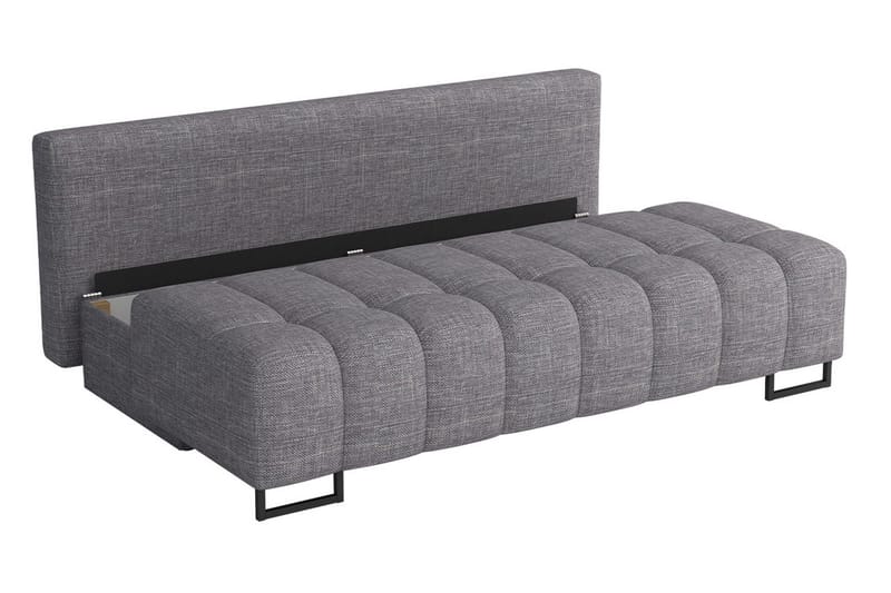 Morenia 3-sits Fällbar Bäddsoffa 146x200 cm med Förvaring i Tyg - Blå - Möbler - Soffa - Bäddsoffa