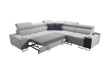 Morenia 3-sits Hörnbäddsoffa Vänster - Svart - Möbler - Soffa - Bäddsoffa